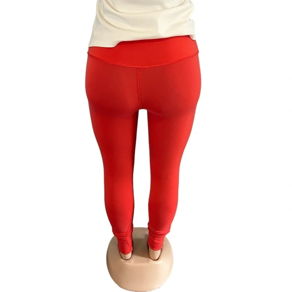 Lululemon Wunder Under Pant III (Reversible) Cranberry / Alarming